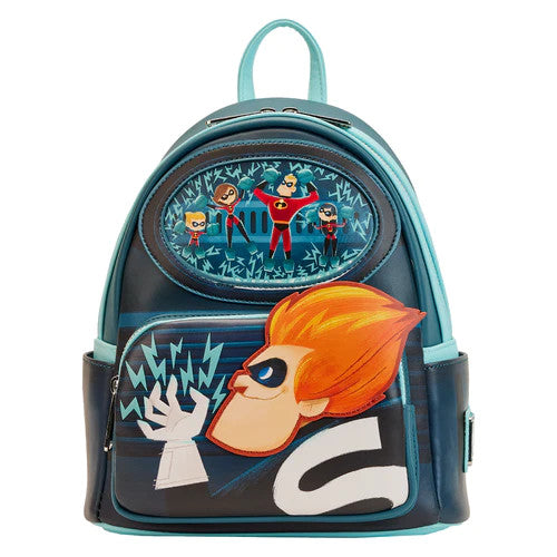 Loungefly Pixar Incredibles Moments Syndrome Mini Backpack