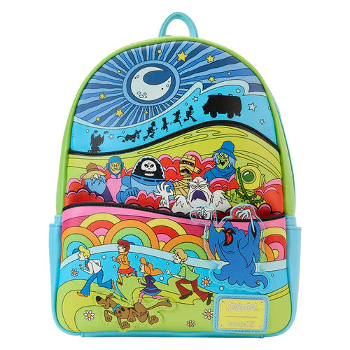 Loungefly Scooby Doo Psychedelic Monster Chase Glow Mini Backpack
