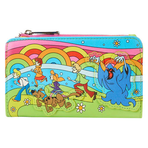 Loungefly Scooby Doo Psychedelic Monster Chase Glow Wallet