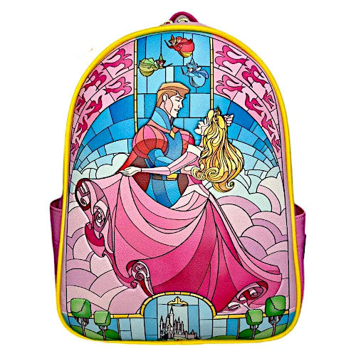 EXCLUSIVE DROP: Loungefly Sleeping Beauty Stained Glass Mini Backpack - 3/25/22