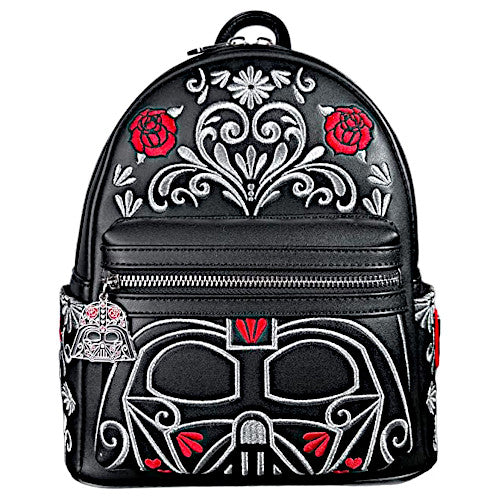 EXCLUSIVE DROP: Loungefly Star Wars Darth Vader Floral Embroidered Cosplay Mini Backpack - 1/8/23