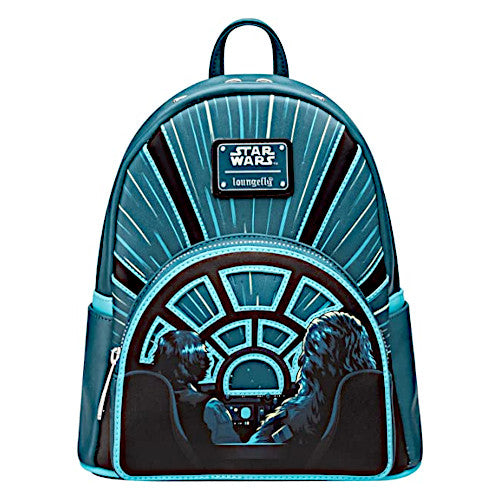 EXCLUSIVE DROP: Loungefly Star Wars Han Solo & Chewbacca Light Speed Mini Backpack - 2/24/23