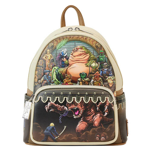 Loungefly Star Wars Return Of The Jedi Jabba's Palace Mini Backpack
