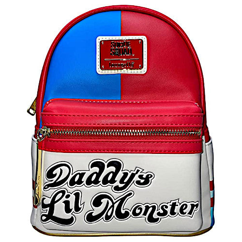 EXCLUSIVE DROP: Loungefly Suicide Squad Harley Quinn Daddy's Lil Monster Cosplay Mini Backpack - 2/17/23