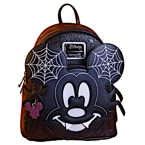 EXCLUSIVE DROP: Loungefly Disney Spider Mickey Glow In The Dark Mini Backpack - 8/27/22