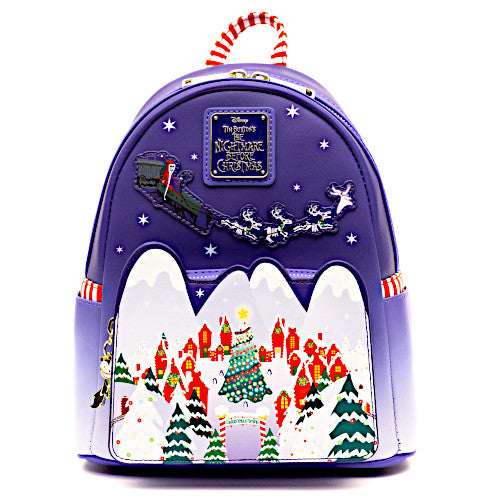 EXCLUSIVE DROP: Loungefly Nightmare Before Christmas Christmas Town Mini Backpack - 10/21/22