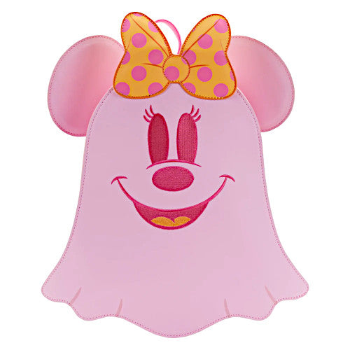 Loungefly Pastel Ghost Minnie Mouse Glow In The Dark Mini Backpack
