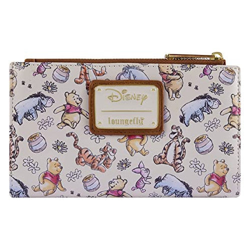 EXCLUSIVE DROP: Loungefly Disney Winnie The Pooh Sketch Art Character AOP Wallet - 10/26/22