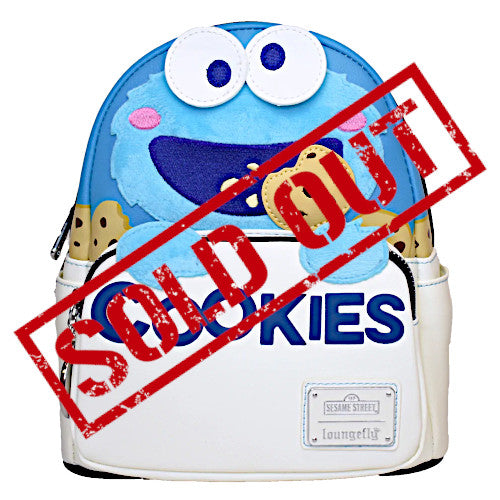 EXCLUSIVE DROP: Loungefly SeaWorld Parks Sesame Street Cookie Monster Mini Backpack
