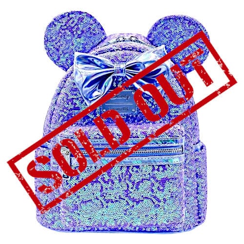 EXCLUSIVE DROP: Loungefly Disney Minnie Mouse Celebration Sequin Mini Backpack - 12/31/21