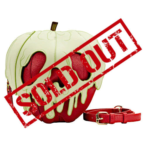 EXCLUSIVE DROP: Stitch Shoppe By Loungefly Evil Queen Glow In The Dark Poison Apple Crossbody Bag - 9/13/22