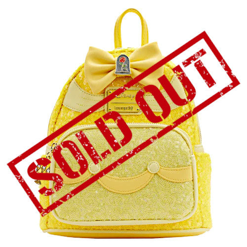 disney princess belle mini backpack Disney Beauty and the Beast Belle Sequin Mini Backpack
