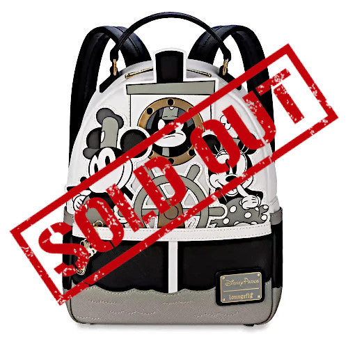 EXCLUSIVE DROP: Loungefly Disney Parks Steamboat Willie Mini Backpack - 10/10/22