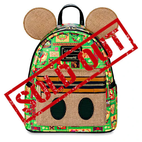 EXCLUSIVE DROP: Loungefly Disney Parks Mickey Mouse The Main Attraction Enchanted Tiki Room Mini Backpack - ShopDisney - Release Date 7/1/22