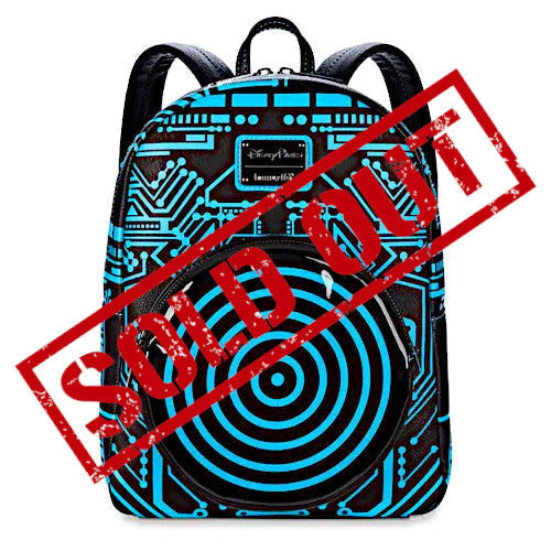 EXCLUSIVE DROP: Loungefly Disney Parks Tron 40th Anniversary Light-Up Mini Backpack - 9/12/22