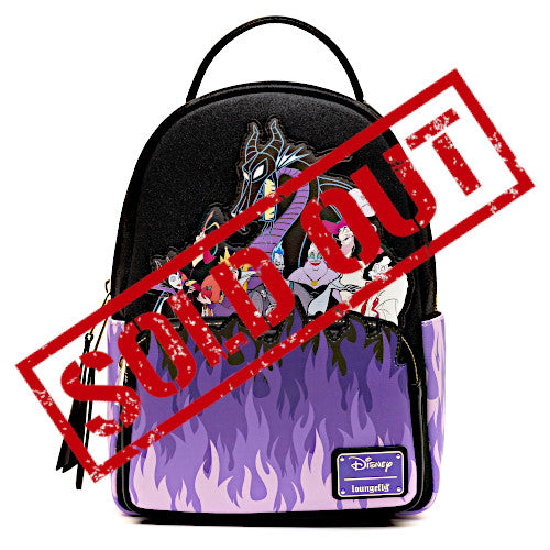 EXCLUSIVE DROP: Loungefly Disney Villains Flame Mini Backpack - 9/30/21