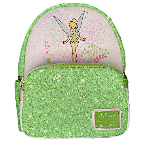 EXCLUSIVE DROP: Loungefly Disney Tinker Bell Sequin Mini Backpack - 6/13/22