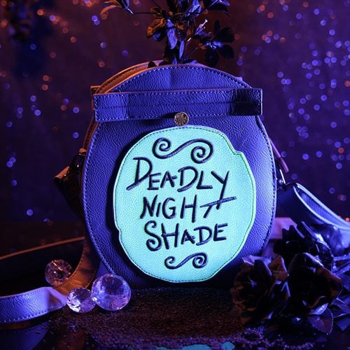 EXCLUSIVE DROP: Loungefly Nightmare Before Christmas Deadly Night Shade Glow Crossbody Bag - 4/20/23