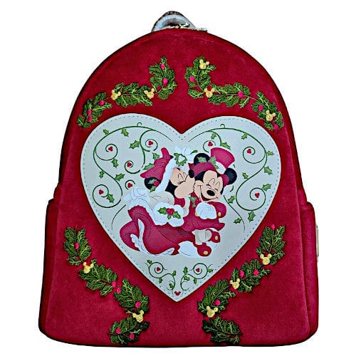 EXCLUSIVE DROP: Loungefly Disney Mickey And Minnie Mouse Victorian Christmas Mini Backpack (LE 1000) - 10/21/22