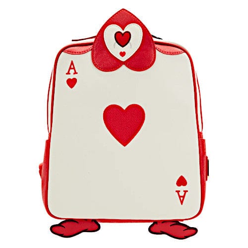 EXCLUSIVE DROP: Loungefly Disney Alice In Wonderland Ace Of Hearts Cosplay Mini Backpack - 7/21/22