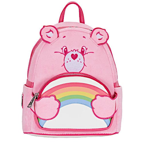 EXCLUSIVE DROP: Loungefly Care Bears 40th Anniversary Cheer Bear Cosplay Plush Mini Backpack - 5/2/22