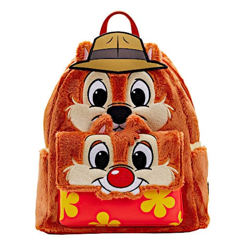 EXCLUSIVE DROP: Loungefly Chip 'N Dale Rescue Rangers Plush Cosplay Mini Backpack - 8/18/22