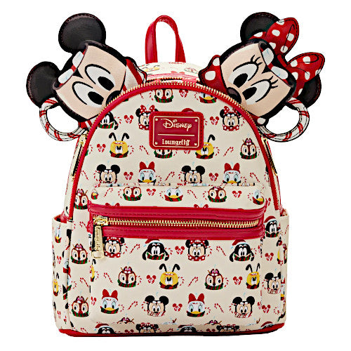 Loungefly Mickey & Friends Hot Cocoa Mini Backpack With Ear Headband Set