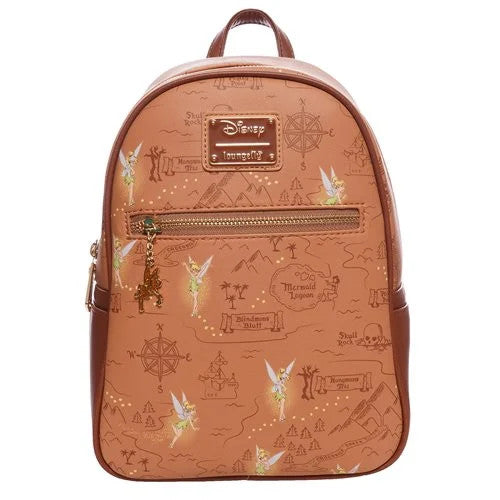 EXCLUSIVE DROP: Loungefly Disney Peter Pan Neverland Map Glow Mini Backpack - 8/16/22