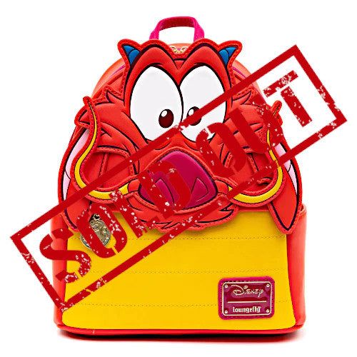 EXCLUSIVE RESTOCK: Loungefly Disney Mulan Mushu Cosplay Mini Backpack - 10/10/22