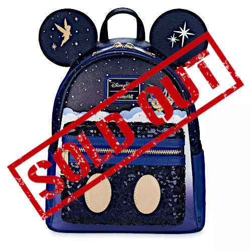 EXCLUSIVE DROP: Loungefly Disney Parks Mickey Mouse The Main Attraction Peter Pan's Flight Mini Backpack - ShopDisney - Release Date 7/18/22