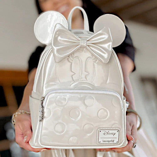 EXCLUSIVE DROP: Loungefly Disney Pearl Minnie Mouse Mini Backpack - 7/7/22