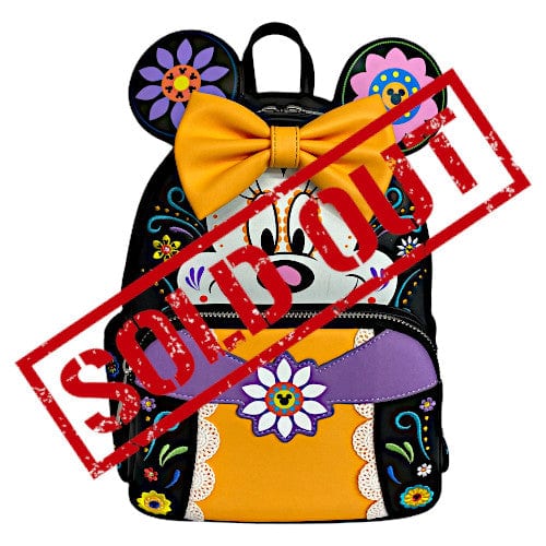 EXCLUSIVE DROP: Loungefly Disney Minnie Mouse Sugar Skull Cosplay Mini Backpack - 3/18/22