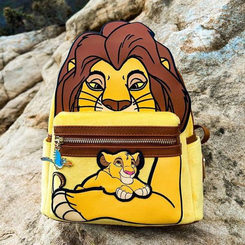 EXCLUSIVE DROP: Loungefly Disney The Lion King Mufasa And Simba Cosplay Mini Backpack - 1/14/22